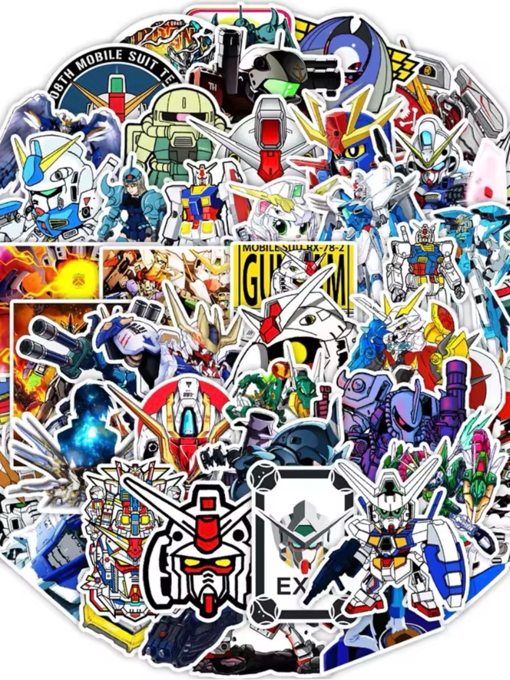 Gundam Mobile Suit Vinyl Sticker Pack